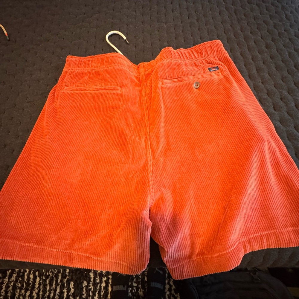 Faherty Rust Corduroy Drawstring Shorts - Picture 2 of 3